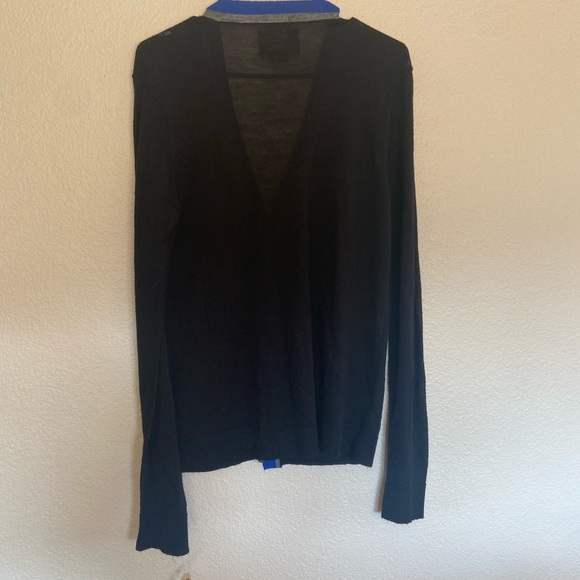 Energie boyfriend thin button down cardigan, medium - Picture 4 of 5